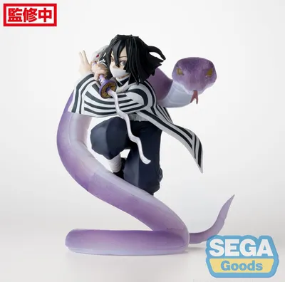 Produktbild von Sega Demon Slayer :kimetsu No Yaiba Xross Link Anime Obanai Iguro Hashira Training Arc 14 Cm Figur Lila Lila One Size