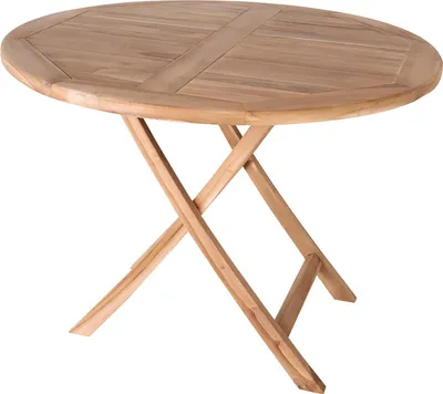 Produktbild von home24 Gartenklapptisch - Teakholz - Braun