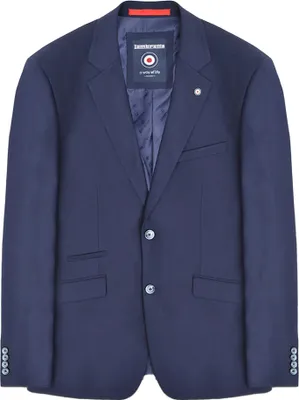 Image de Lambretta - "Oscar 2SB" Blazer pour homme LB204 (46,5cm) (Bleu marine)