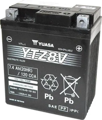 Immagine prodotto di Batteria Yuasa YTZ8V sigillata attivata