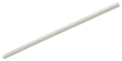 Papierstrohhalme, 40 Stück, FSC, Ø 0,8 x 24 cm, weiß