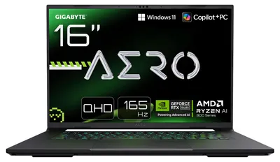 Produktbild von GIGABYTE AERO X16 2WHA3DEC65AP - Notebook 16" - Ryzen AI 9 HX 370 - RTX 5070 - 32GB RAM - 2 TB NVMe - Win11