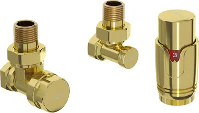 Obrázok produktu pre Mexen G00 uhlová termostatická súprava, zlatá – W901-900-50