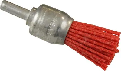 Produktbild von Ø 15 mm Nylon Kunststoffbürste zylindrischer Schaft für Bohrmaschine
