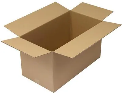 Produktbild von Faltkarton 2-wellig Maße 650x350x370mm Qualität 2.35BC braun TRANSPAK