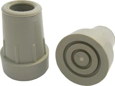 Produktbild von Sundo Krückenkapsel mit Stahleinsatz – 18 mm – Grau