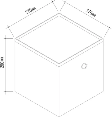 Produktbild von VCM 2er Set Faltbox | Klappbox Stoff Kiste | Faltschachtel | Maße Maße ca. H. 28 x B. 27 x T. 27 cm | Regalbox - Boxas