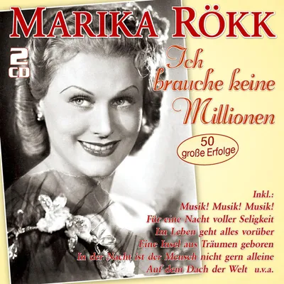 Obrázok produktu pre Alive AG Ich brauche keine Millionen - 50 grosse Erfolge, Pop, CD, Rökk, Marika, Fyzické médiá, Spectre Records / Musictales
