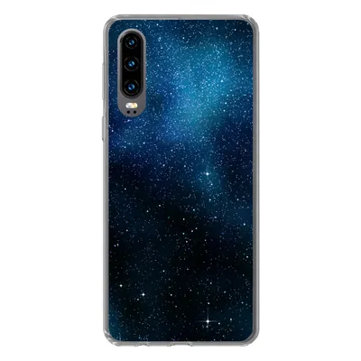 Produktbild von MuchoWow® Handyhülle Schutzhülle Hülle für Huawei P30 Galaxie - Nacht - Galaxie - Jungen - Mädchen - Kinder Silikon Softcase Handy Hülle - Kartenbesitzer