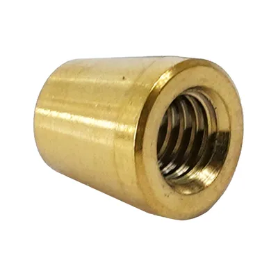 Produktbild von Titan M6 V-Brake Bremsbelag Hülsenmutter konisch Gold