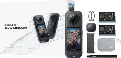 Image de Insta360 X5 Caméra d'action à 360 degrés Essentials Combo - caméscope