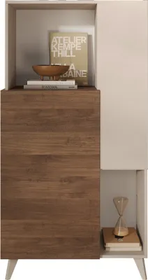 Immagine prodotto di Calicosy - Credenza 2 ante, 2 nicchie e 2 ripiani L80 cm - MALA