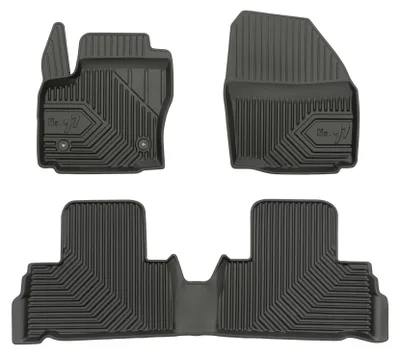 Produktbild von Gummi-Fußmatten für Ford Galaxy II 2009-2015 (Minivan) – 4-tlg, Schwarz, passgenau