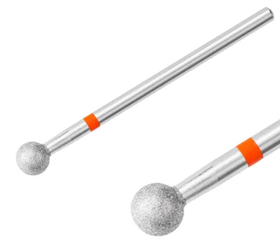 Produktbild von Diamantfräser Fräseraufsatz Bohrer Kugel Fein Schleifer Maniküre (roter Ring)