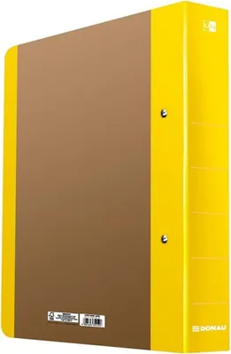 Zdjęcie produktu dla DONAU 330286108 DONAU Ringbuch 2-Ringe Life gelb