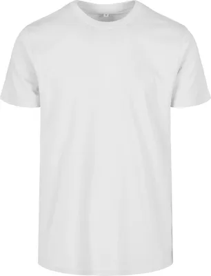 Produktbild von Build Your Brand - "Basic" T-Shirt Rundhalsausschnitt für Herren RW8520 (5XL) (Weiß)
