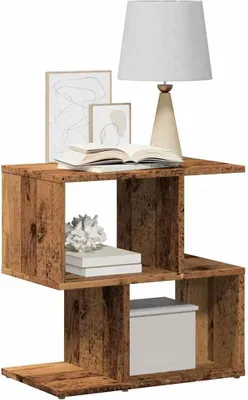 Obrázek produktu pro vidaXL Noční stolky 2 ks. Vzhled rekultivovaného dřeva 50x30x51,5 cm materiál na bázi dřeva