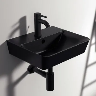 Produktbild von Ideal Standard Connect Air Handwaschbecken 40 cm, mit 1 Hahnloch, mit Überlauf