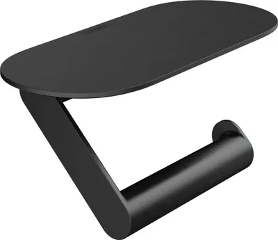 Zdjęcie produktu dla hansgrohe WallStoris uchwyt na rolkę papieru 230x100mm, z odpływem, naścienny, biały matowy