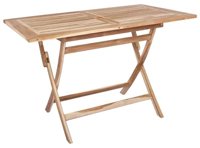 Produktbild von vidaXL Klappbarer Gartentisch Natur 120 x 70 x 75,5 cm