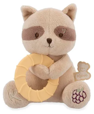 Produktbild von Kaloo Beißring und Kuscheltier Waschbär - Babyspielzeug Schmusetuch