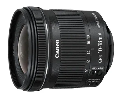 Image de Canon EF-S 10-18mm f/4.5-5.6 IS STM + EW-73C + Lens Cloth SLR Objectif ultra-large Noir