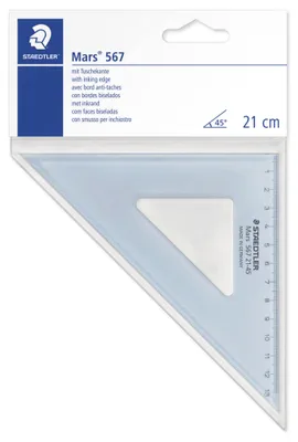 Immagine prodotto di STAEDTLER® 567 21-45 Goniometro da 21 cm 45/45, bianco