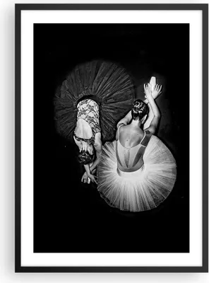 Produktbild von Gerahmtes Poster - Schwarzer Rahmen - Ballerinas Ballett Tanz - 50x70 cm - Wand Bild - Wanddeko - Wandbilder - Kunstposter - Wandposter - Bilderrahmen - Bilder - Kunstdruck - P2BPA50x70-5050