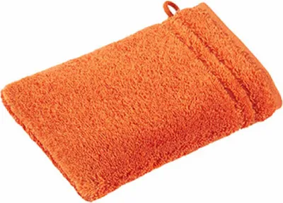 Produktbild von Vossen 116048 | Vienna Style Supersoft Waschhandschuh / 22 x 16 cm - Farbe: Fiesta - Größe: 22 x 16 cm