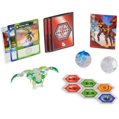 Produktbild von Bakugan Starter Pack mit 3 'Geogan Rising' (1 Ultra und 2 Basic Balls), unterschiedliche Varianten, Wurfkreisel, 5 Jahr(e)