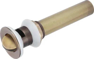 Obrázok produktu pre Odtok drezu NonOverflow AntiClog Kúpeľňa Umývadlo Drainer Stopper Príslušenstvo Antique (klapka s otvorom )