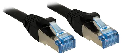 Image de Câble patch LINDY Cat6A S/FTP PIMF LSOH noir 5.00m