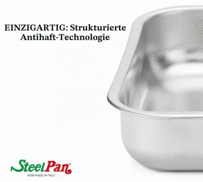 Immagine prodotto di Pirofila in acciaio inox 40x28cm Steel pan 11163