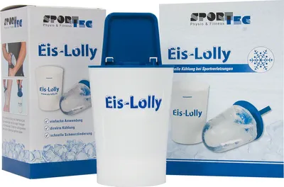 Produktbild von Eis-Lolly f. Kältetherapieanwendung Erste-Hilfe Kältebehandlung Stieleisform 7cm
