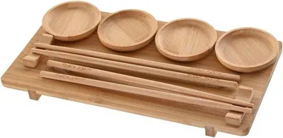 Immagine prodotto di Set per sushi in Vetroceramica e bambù.