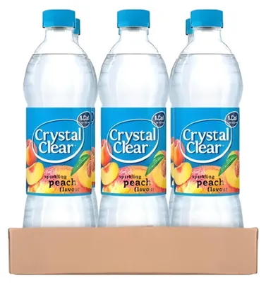 Image de Pêche cristalline PET - 6 x 50 cl