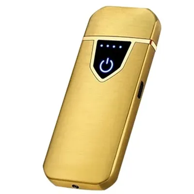 Immagine prodotto di Accendino Elettrico Oro UN-25719 con Ricarica USB KP25719