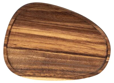 Produktbild von Tablett Akazienholz L22cm Holz Teller Dekoschale Serviertablett Tischdeko Ablage