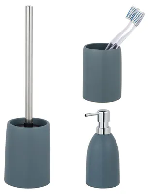 Produktbild von Schöner Wohnen Keramik WC-Garnitur Set Funo Bürste Stiel Bad Toilette