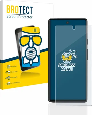 Produktbild von BROTECT Entspiegelungs Schutzglas für Google Pixel 6a Schutzfolie Panzer Folie Glas Display Schutz matt