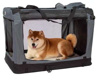 Produktbild von InnoPet Carrier All-in-one 81 cm faltbare Hundebox für mittelgroße Hunde