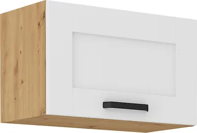 Obrázek produktu pro Kondela Horní kuchyňská skříňka Lula 60 GU-36 1F - bílá / dub artisan