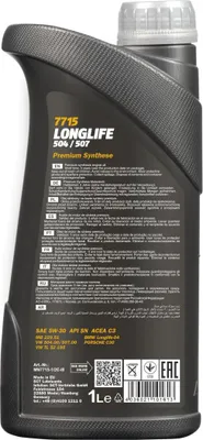 Produktbild von Mannol Longlife 504/507 5W-30 1 Liter