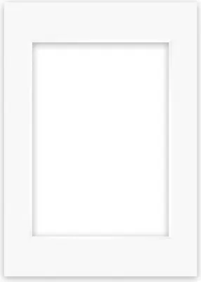 Produktbild von nielsen Conservation Passepartout 1,5 mm, Außenformat 42x59,4 cm (DIN A2) für Bilder DIN A3, Reinweiß glatt