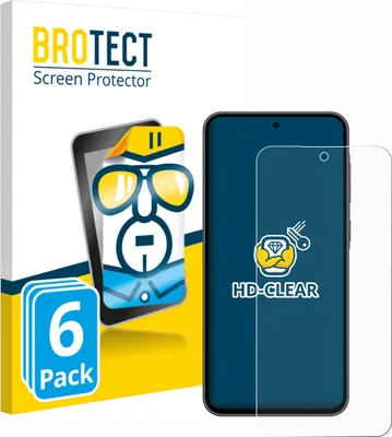 Produktbild von 6x Für Samsung Galaxy A36 5G Enterprise Edition Schutzfolie BROTECT Displayschutz Display Schutz Folie Klar Transparent