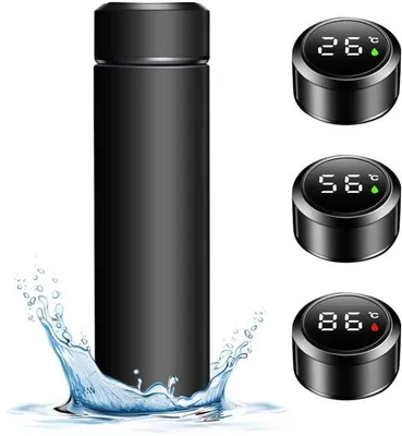 Produktbild von Thermosflasche 500ml LED Temperaturanzeige Vakuumisolierung