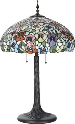 Produktbild von Clayre & Eef Tiffany Tischlampe Ø 46x72 cm Grün Glas