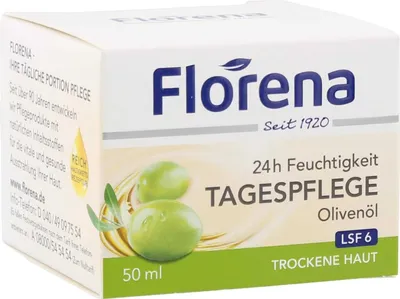 Produktbild von Florena Tagespflege Creme Olivenöl (50ml Packung)