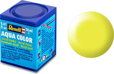 Produktbild von Revell Aqua 18ml leuchtgelb, seidenmatt 36312