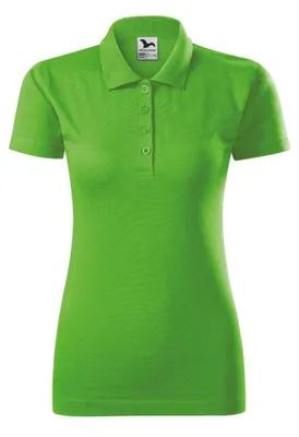 Produktbild von Malfini - Poloshirt für Damen, Single Jersey PP10029 (L) (Apfelgrün)